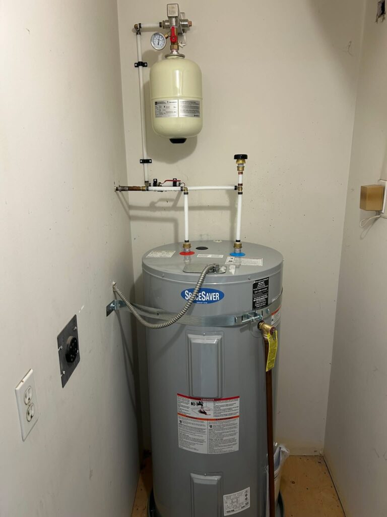 Hot Water Tank Installation